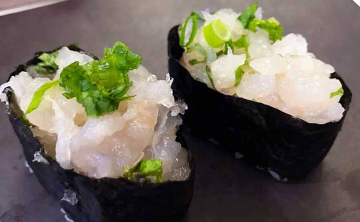 釣り人的 食品ロス削減 レシピ エソ のネギトロ風軍艦巻き 22年1月19日 エキサイトニュース