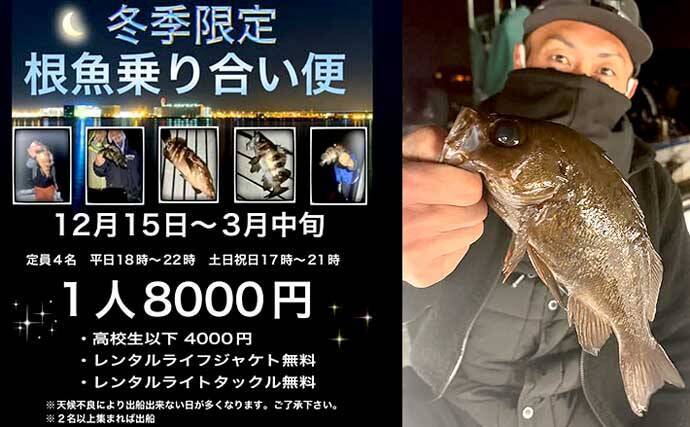 【沖のルアー釣果速報】チヌジギで珍ゲスト50cm超チャイロマルハタ登場！本命チヌも5匹手中（愛知）