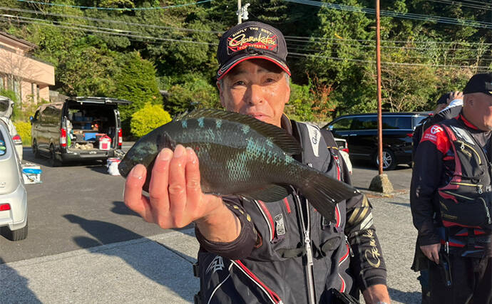 磯フカセ釣りで48cmクロ（メジナ）が浮上！【大分】好ゲストにシマアジも登場