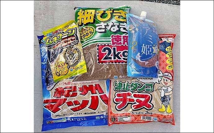 内浦堤防でのフカセ釣りで50cm超えクロダイ登場【静岡・沼津】ゲストに30cm級メジナ