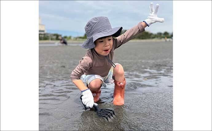 「三番瀬海浜公園」の潮干狩りでアサリにハマグリを続々発見！【千葉】