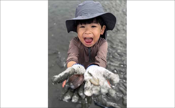 「三番瀬海浜公園」の潮干狩りでアサリにハマグリを続々発見！【千葉】