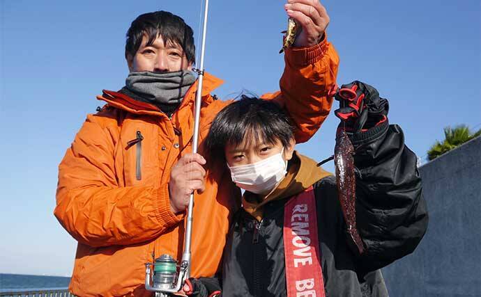 堤防投げ釣りで29cmマコガレイ手中　好ゲストに「ワタリガニ」も顔出し