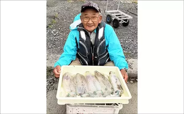 「金洲のスルメイカ泳がせ釣りで8kg大型マハタ堂々浮上！【船釣り最新情報10選・東海】」の画像