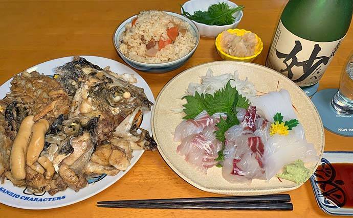 衣浦海底トンネルのエビまき釣りでスズキ70cm＆マダカ65cm浮上【愛知】クロダイ44cmも登場