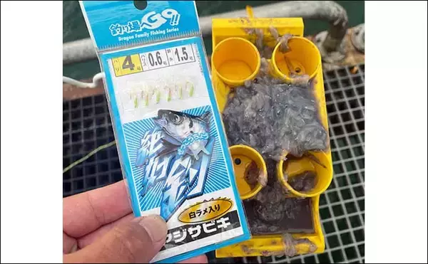 「豊浜釣り桟橋でのサビキ釣りで15cm級のアジ・サバでクーラー満タン【愛知】」の画像