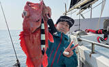 「「水深1000m超え！」超深海ジギングで高級魚『ベニアコウ』2匹をキャッチ【神奈川】」の画像3