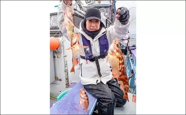 「オキメバル釣りで30cm超え含み良型連発！【茨城・釣友丸】キントキダイやアジなどゲストも多彩」の画像
