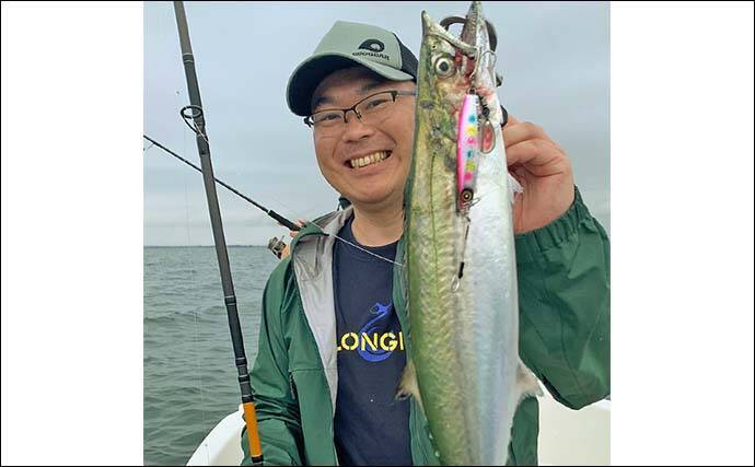 伊勢湾キャスティングゲームでマゴチ＆サワラの2大ターゲット制覇！【三重】潮変わりに連発