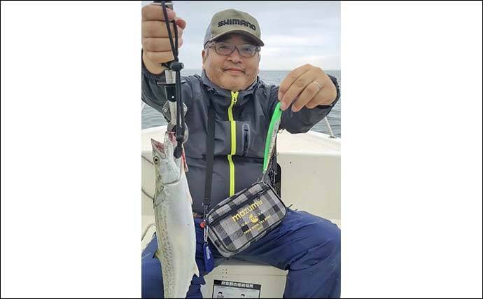 伊勢湾キャスティングゲームでマゴチ＆サワラの2大ターゲット制覇！【三重】潮変わりに連発