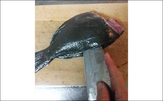 釣り人的「日本酒の肴」レシピ：クロのたたき香味野菜和え　熱燗に最適