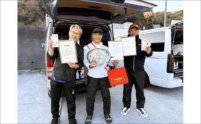 伊豆半島の沖磯で開催された磯釣り大会で見事優勝！ 潮を読み40cm寒メジナを好捕