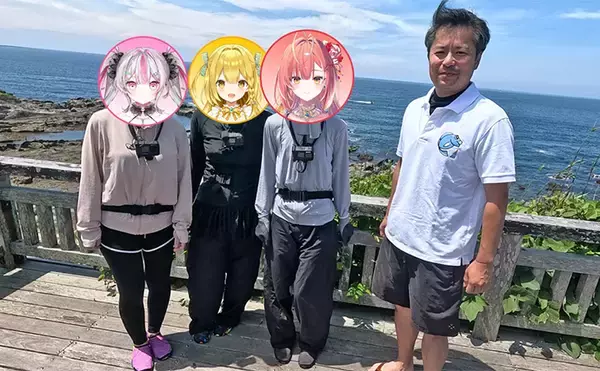 「VTuber『うおむすめ』が磯採集に挑戦！ タイドプールの見釣りで小魚連発に大喜び」の画像