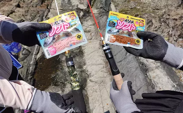 「VTuber『うおむすめ』が磯採集に挑戦！ タイドプールの見釣りで小魚連発に大喜び」の画像