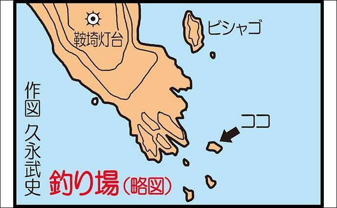沖磯フカセ釣りで38cm頭に尾長クロ（グレ・メジナ）が入れ食い爆釣【宮崎】
