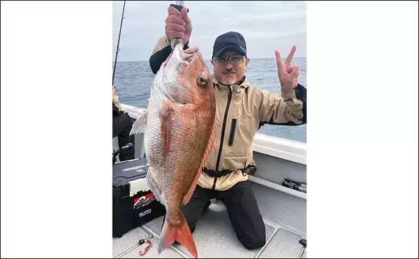 「【沖釣り釣果速報】タイラバ＆タイジグ船で大型マダイ好調顔出し中（福井）」の画像