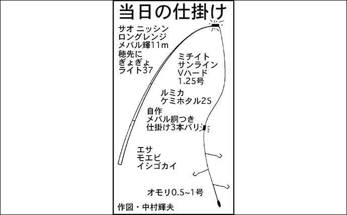 のべ竿 での堤防メバル釣りで良型含め連発 夜明け前にヒット集中 22年1月26日 エキサイトニュース