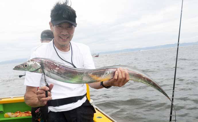 東京湾ルアータチウオ船でトップ36尾と数釣り達成！【渡辺釣船店・横浜】