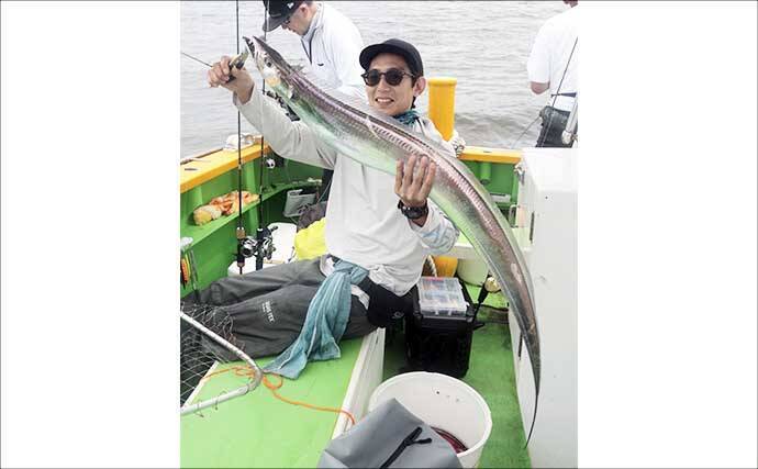 東京湾ルアータチウオ船でトップ36尾と数釣り達成！【渡辺釣船店・横浜】