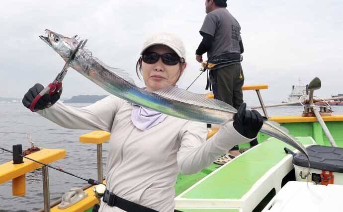 東京湾ルアータチウオ船でトップ36尾と数釣り達成！【渡辺釣船店・横浜】