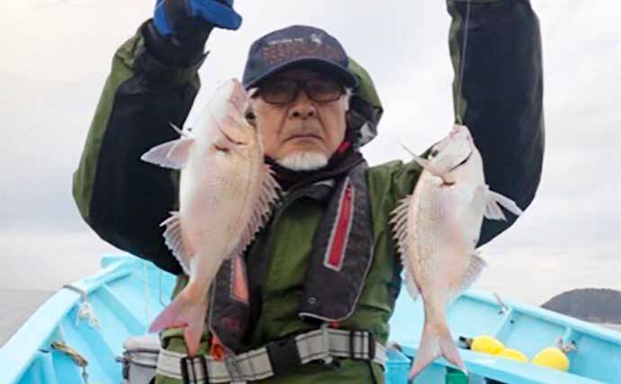 泳がせ船でハタ混じりにヒラメ好調　【愛知県】の沖釣り最新釣果情報