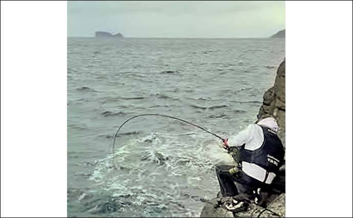 大瀬戸の沖磯フカセ釣りで80cm級ヒラマサ浮上【長崎】45cm口太も連発