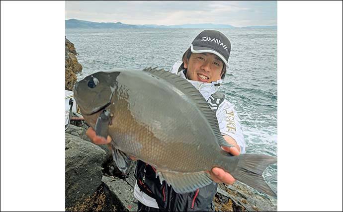 大瀬戸の沖磯フカセ釣りで80cm級ヒラマサ浮上【長崎】45cm口太も連発