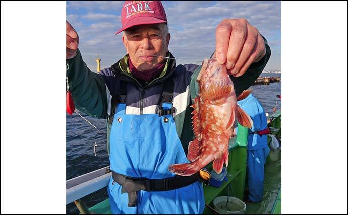 東京湾のカサゴ＆メバル釣りで本命連発【浦安・吉野屋】25cm超え良型交じり船中好反応