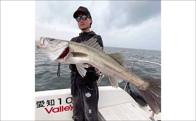 【沖のルアー釣果速報】ボートルアー便で50cm良型キジハタを頭にヒラメ・マゴチ・シーバス手中（愛知）