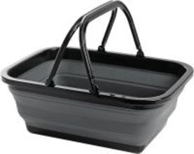 「釣りの面倒な片付けがグッと楽に！」折りたためる万能バケツ『パール金属 マルチバスケット』