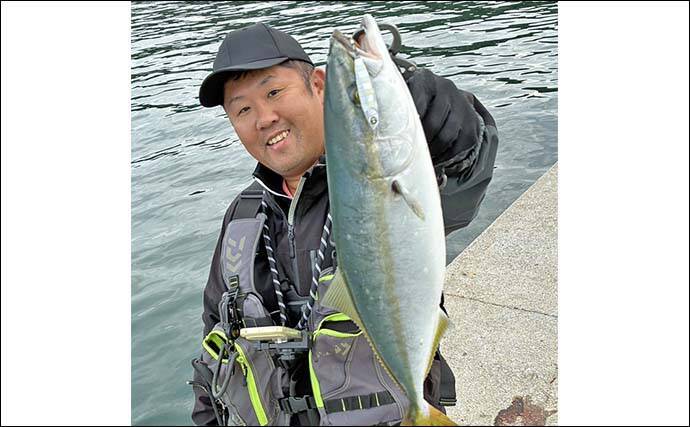 「ブレードジグで青物がドンッ！」大道港のライトショアジギングでショゴ＆ヤズ登場【熊本】