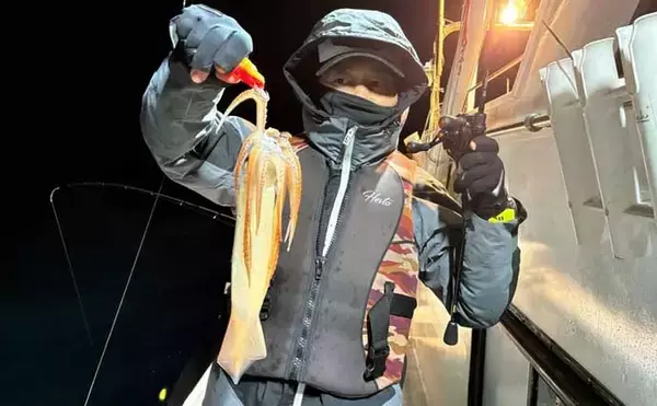 「【沖のルアー釣果速報】スルメイカ・アカイカ・ヤリイカの3種好捕！イカメタル夜便が好調（三重）」の画像