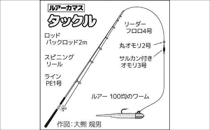 100均のワームでカマス7尾を手中！【富浦新港・千葉】ライトゲームで挑戦