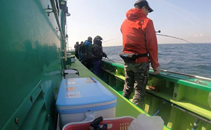 東京湾トラフグ釣りに初挑戦！ 同行者が見事本命キャッチ【吉野屋・浦安】