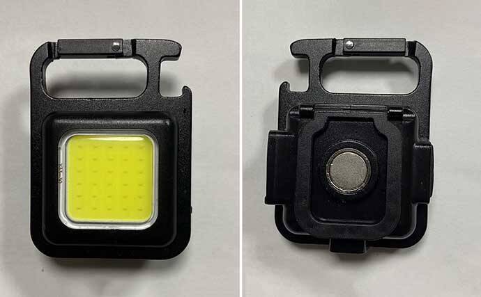 夜釣りの魚の撮影に「LED投光器」が便利　安い・軽い・小さい・明るい