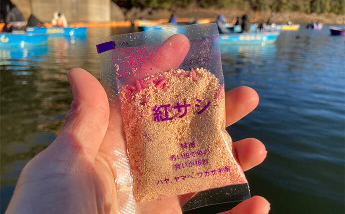 入鹿池ボートワカサギ釣りが絶好調！【愛知】魚影濃く本命638匹を手中