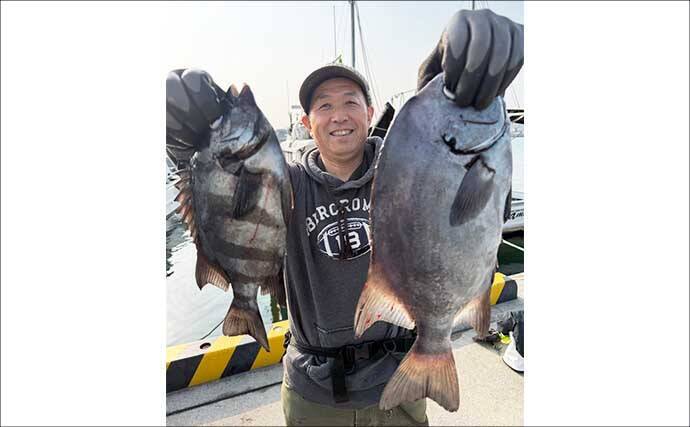 良型イシダイが好ヒット！ゲスト交じりに石鯛五目便が好調【船釣り最新情報４選・大分／熊本】