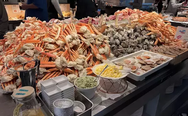 「高級魚介の食べ放題に行ってみた　元をとるなら何を食べればいい？」の画像