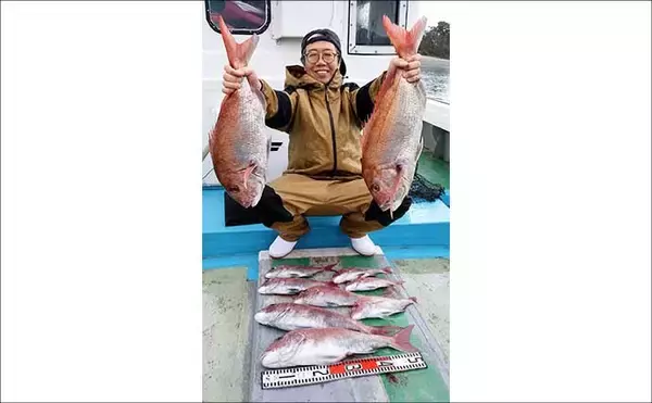 「タイラバで良型含みマダイ2桁と数釣り達成！【大分・熊本の船釣り最新釣果5選】」の画像