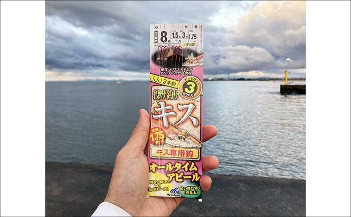 伊勢湾・投げ釣りレポート：10cm以下の小型メインに1時間でシロギス4匹【楠漁港】