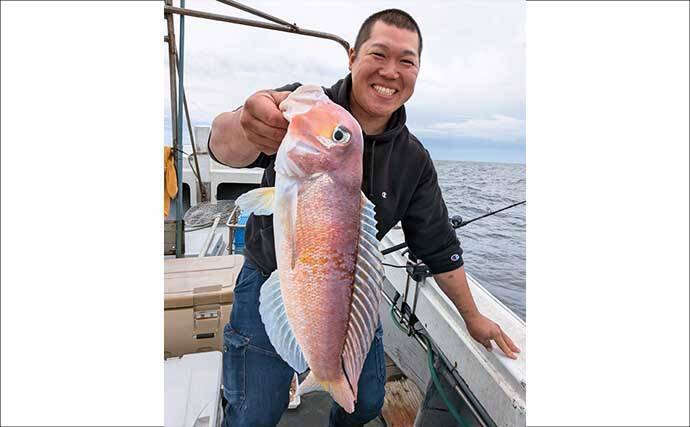 沖五目釣りでアマダイにアオナにチカメキントキと多彩魚が好反応【船のエサ釣り最新情報8選・福岡】