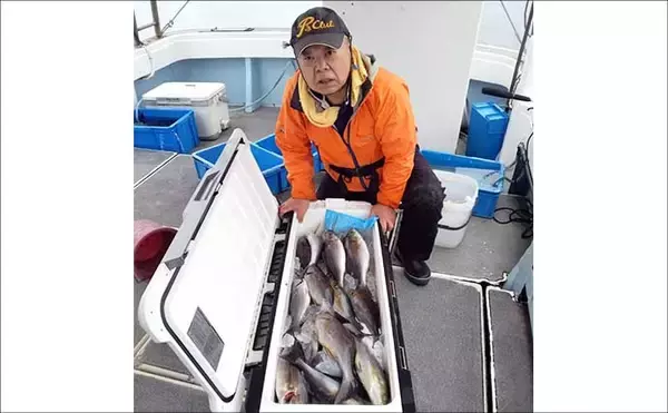 「沖五目釣りでアマダイにアオナにチカメキントキと多彩魚が好反応【船のエサ釣り最新情報8選・福岡】」の画像