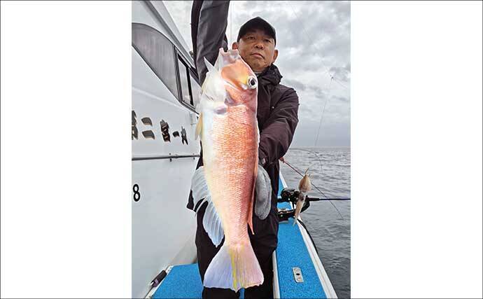 沖五目釣りでアマダイにアオナにチカメキントキと多彩魚が好反応【船のエサ釣り最新情報8選・福岡】