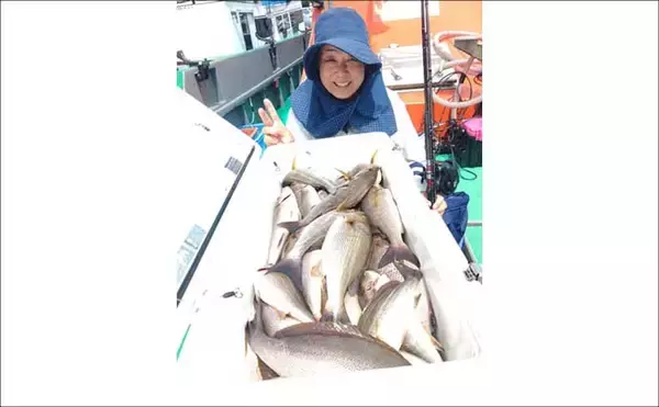 「沖五目釣りでアマダイにアオナにチカメキントキと多彩魚が好反応【船のエサ釣り最新情報8選・福岡】」の画像