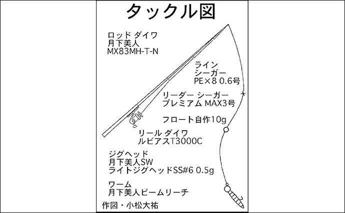 敦賀半島の夜磯メバルゲームでcm級本命 フロートリグでキャッチ 22年4月24日 エキサイトニュース