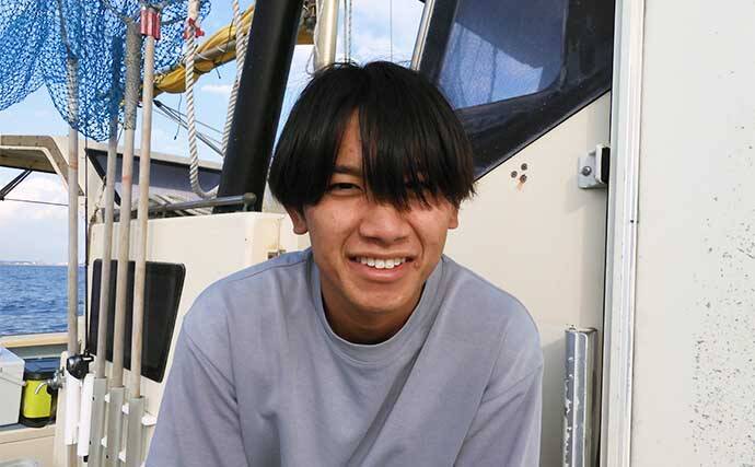 アマダイ釣りで43cm頭に本命好捕【茅ヶ崎・まごうの丸】好ゲストにカイワリも