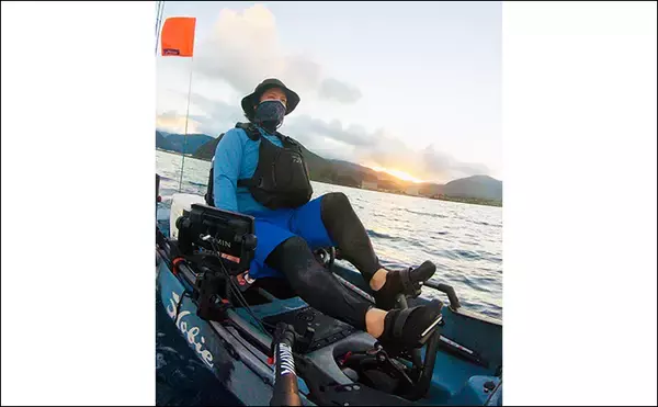 「足漕ぎカヤックで釣りと洞窟探索を満喫【静岡】タイラバで釣ったアマダイが好土産に」の画像