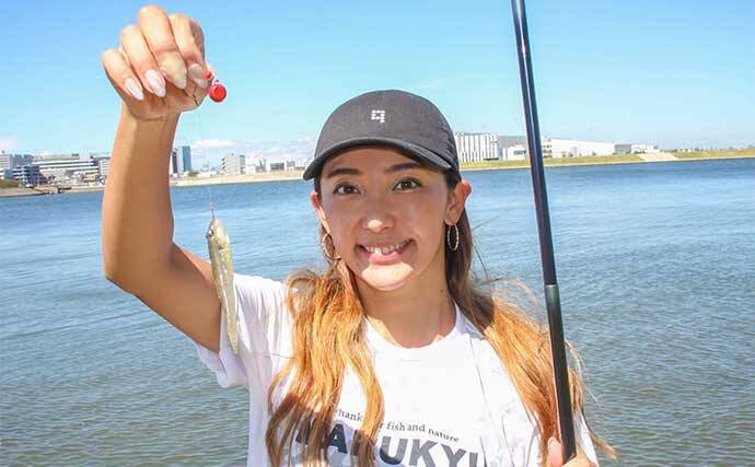 多摩川でのハゼ釣りで本命好捕【神奈川・殿町第2公園】ほたてエサがアタリ？