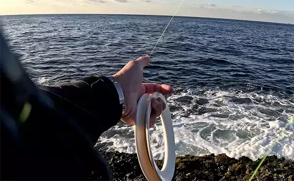 「「これぞ最強タッグ！？」潜水＆釣りで魚を狙い撃ちしてみた　ムツ連打に成功」の画像