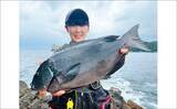 「磯釣りでアカハタ・イサキ・クロ・ハマチと多彩な釣果に大満足！【深島の磯・大分】」の画像13